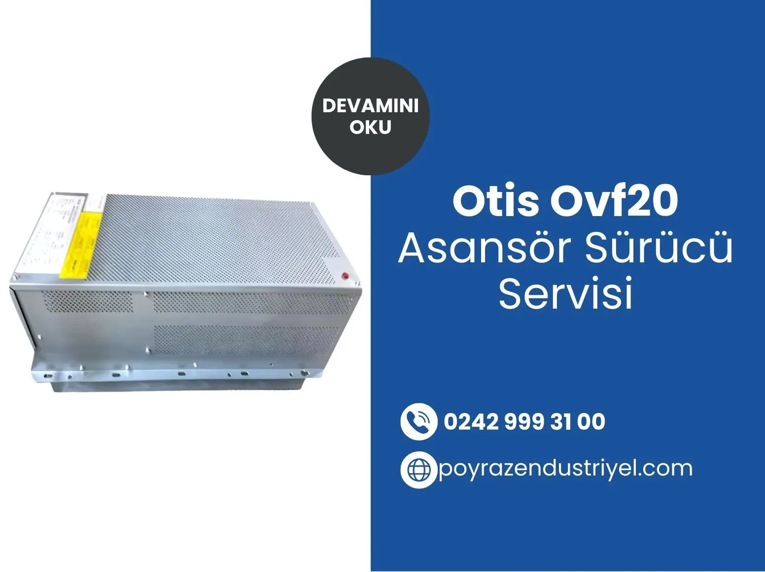 Otis Ovf20 Asansör Sürücü Servisi